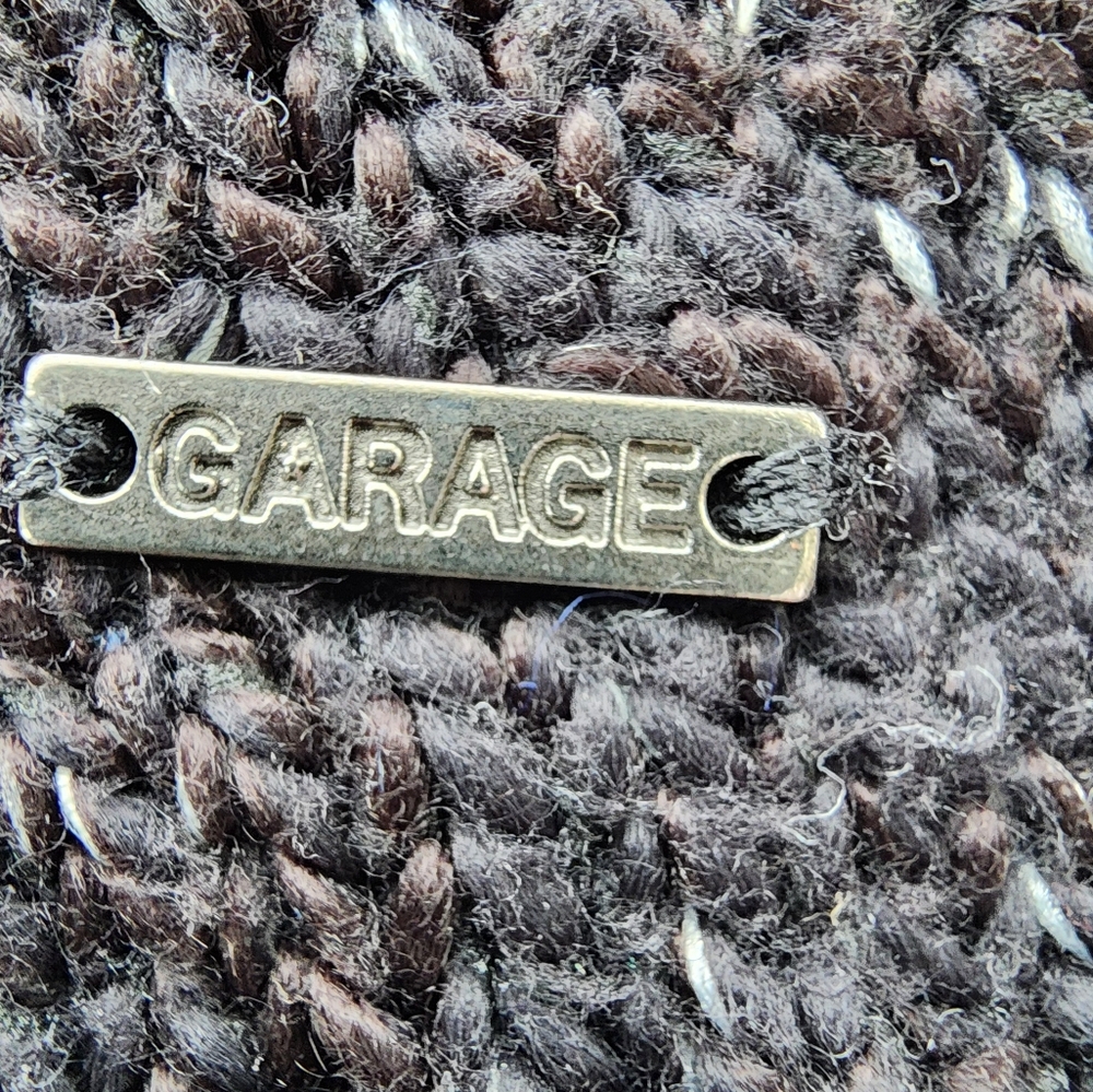 Garage Black & Cream Varsity Cardigan – Size M - Picture 8 of 9